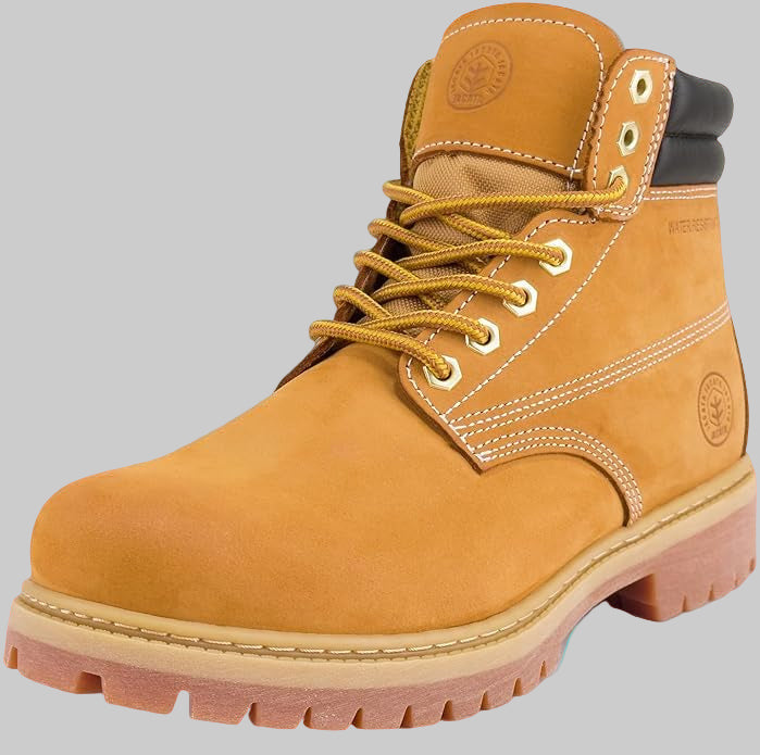 Men's JACATA 6" Classic Nubuck Leather Work Boot - 8601 Wheat